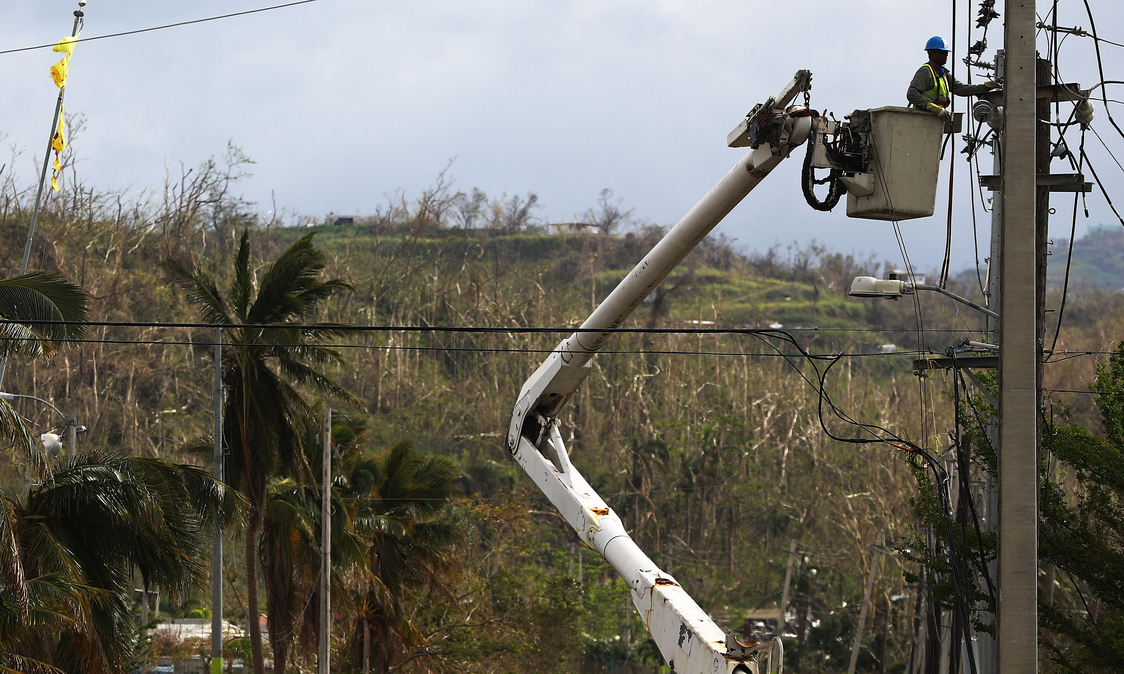 Telephone lines down