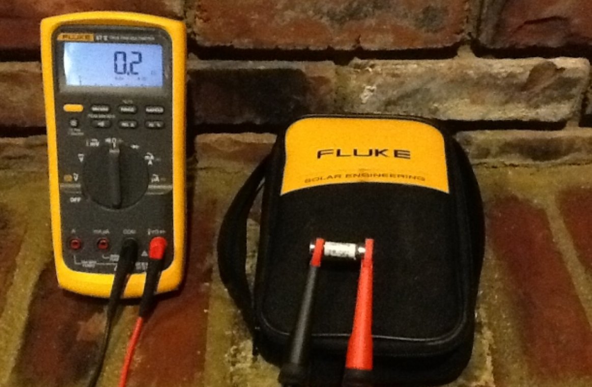 solar ohms test