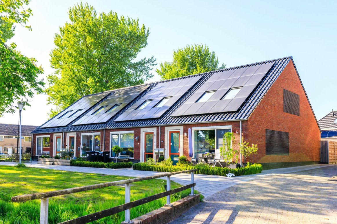 Solar PV System on residential home. 