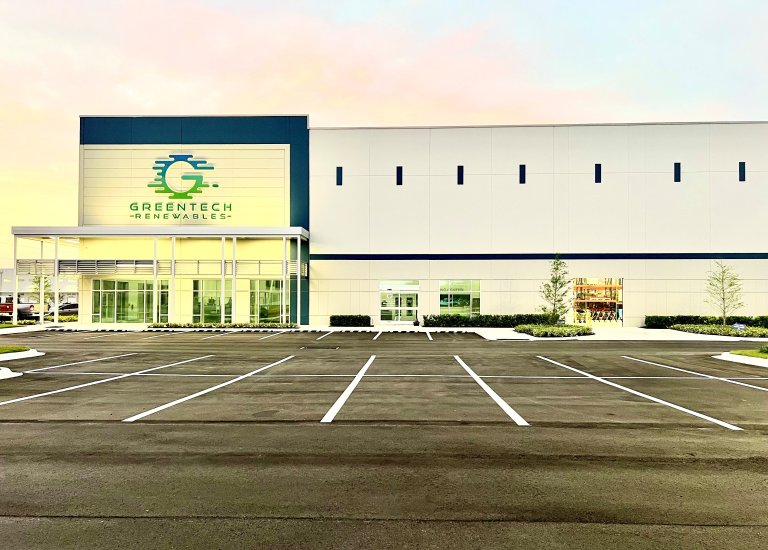 Greentech Renewables Tampa Bay Building