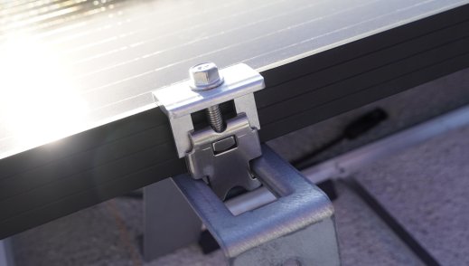 K2 system on solar panel 