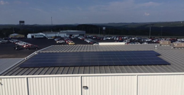 25.2 kW Pinegar Chevrolet Solar Project