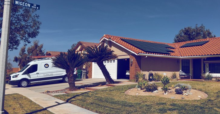 Solar Panels on Residential Roof