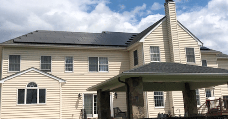 Solar on residential home