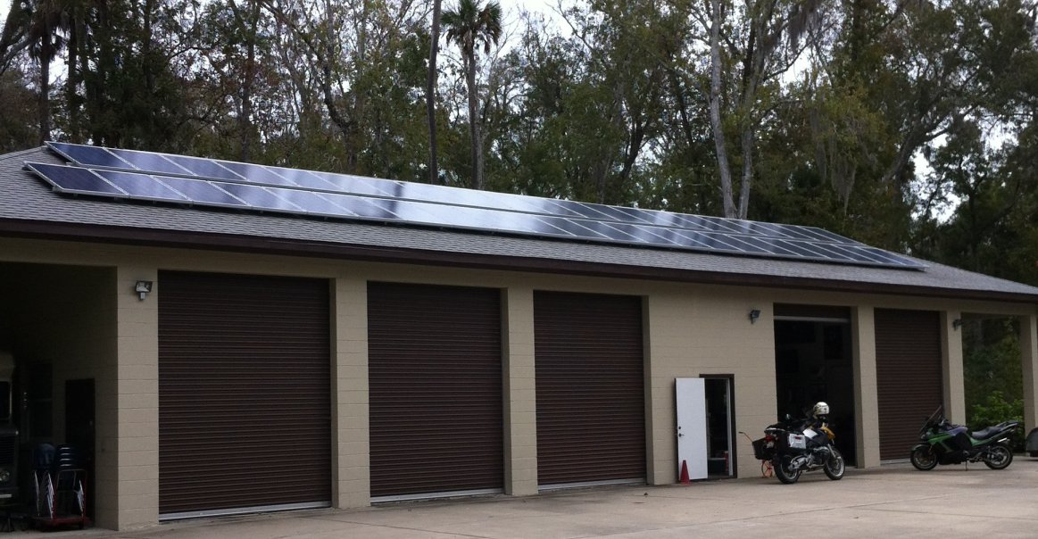 10.1 kW on the roof of a Storage Facility