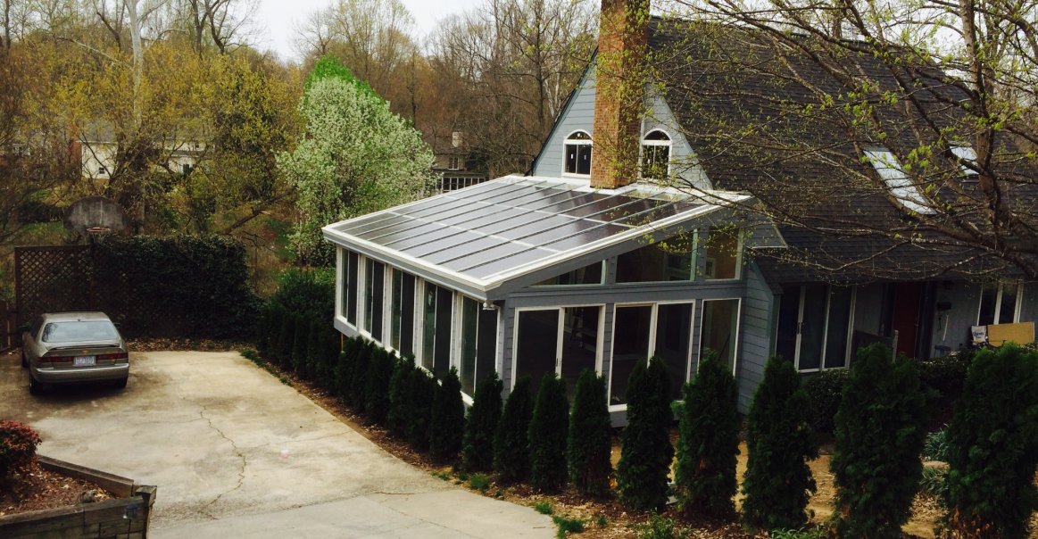 This elegant solarium