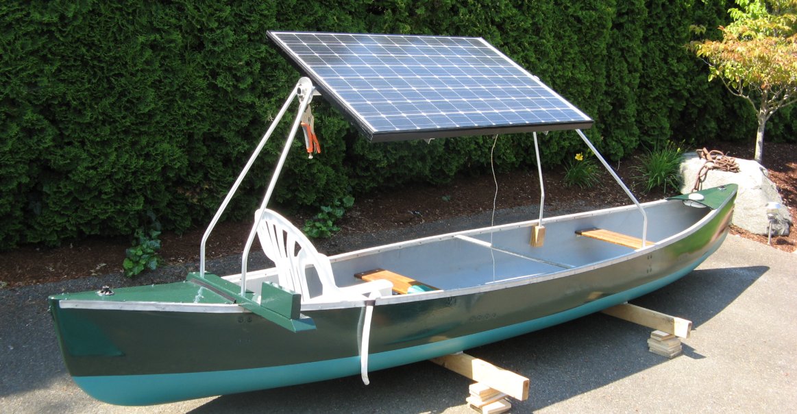 Off Grid Solar Bike and Solar Canoe