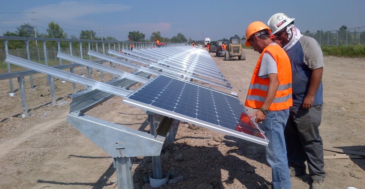 255W Canadian Solar panels Ontario, Canada solar park