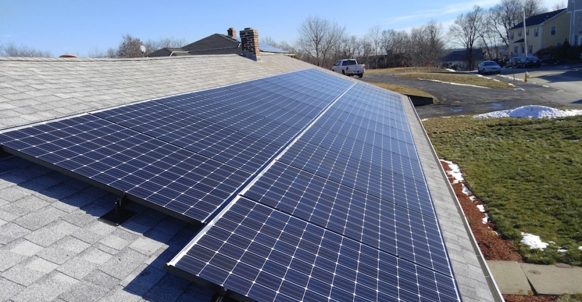 Panasonic Solar Panels on Residential Roof