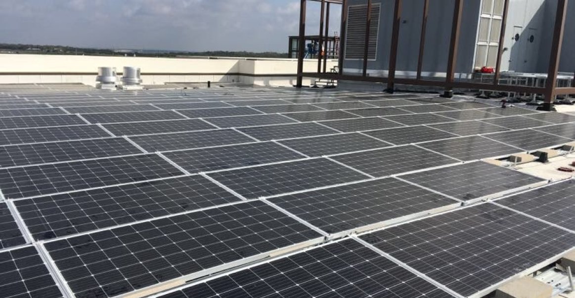 Commercial Solar Installation Roof Mount