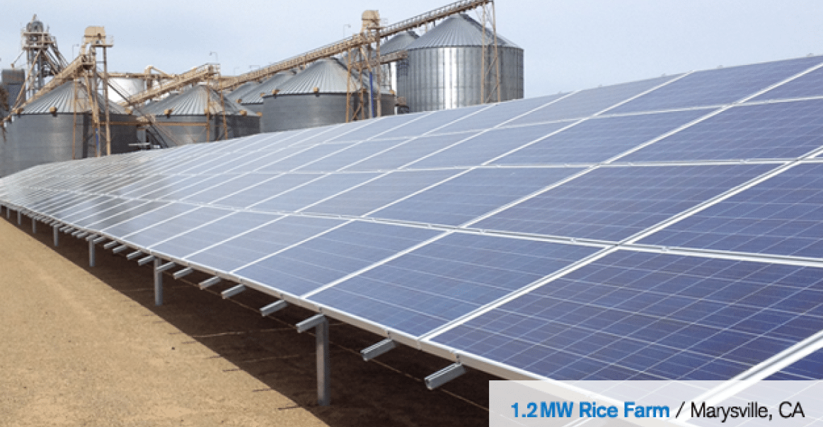 1.2 MW Marysville Rice Dryer Solar Installation