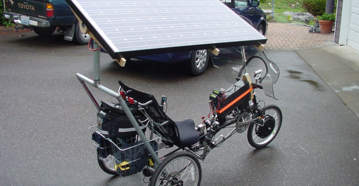 Off Grid Solar Bike and Solar Canoe