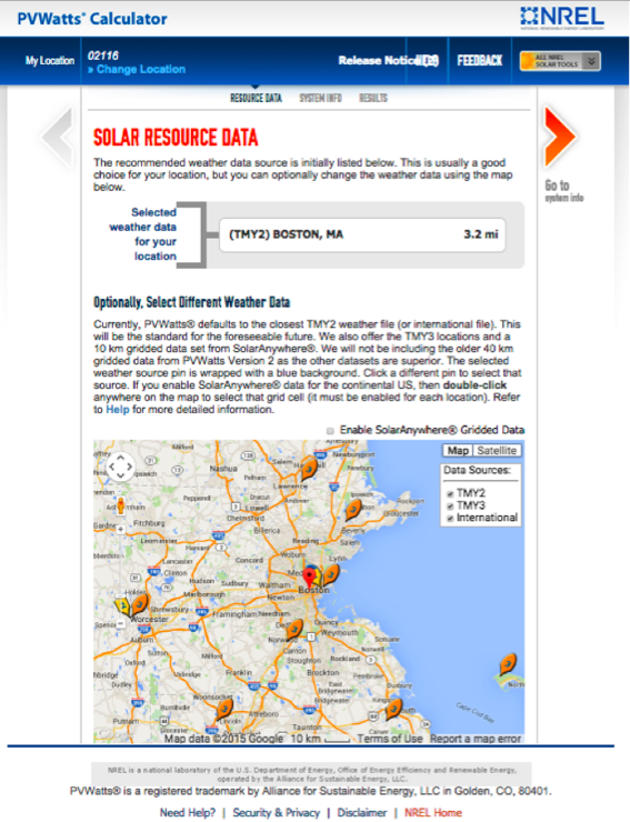 Solar Resource Data